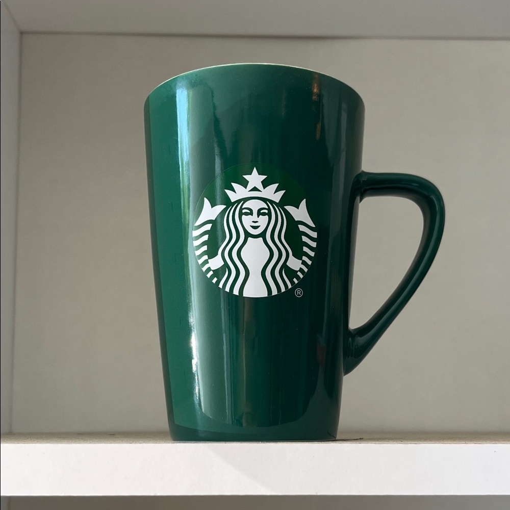 Starbucks Forest Green Coffee Mug 12 oz